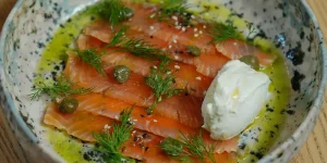 Receta salmón marinado