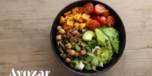 Poke bowl mediterráneo